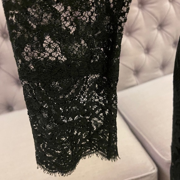 Dolce and Gabbana Black Lace Dress 42 - Picture 4 of 8